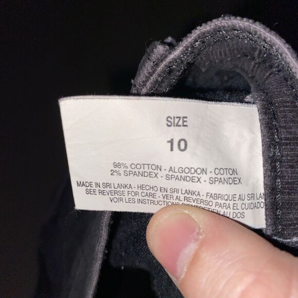 Gloria Vanderbilt Women’s Corduroy Jeans Size 10 Black High Rise - Picture 4 of 7